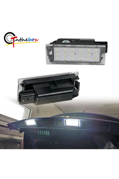 Choice 2pcs LED Number Plate Light for Renault Clio Laa 2 Megane 3 Twingo Mas...
