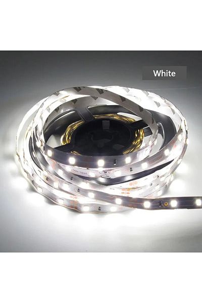 Dc 12V 60Led/M Rgb Flexible Led Light Strip - 5m Water Face Strip, Warm White Home Decoration