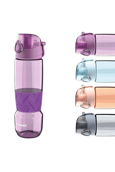 zweikell 650 ml Tritan Unbreakable Rosso Sleeve Violett Bpa Water Bottle - Water Bottle