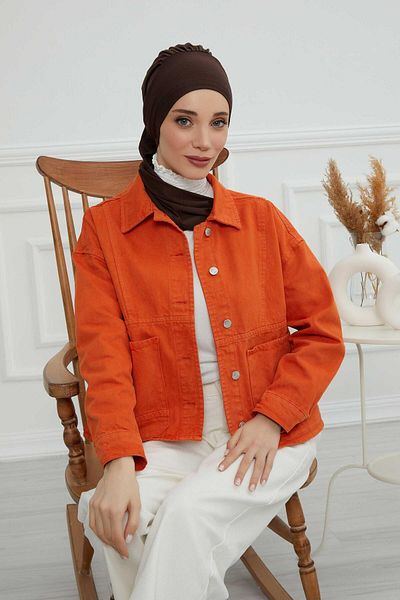 Aisha's Design عمامة قطنية ممشطة جاهزة - موديل HT-96, HT-96.