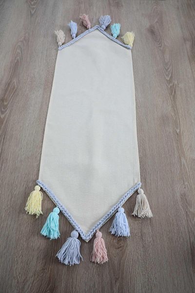 Aisha's Design Colorful Tufted Runner 140X 40,R-48B