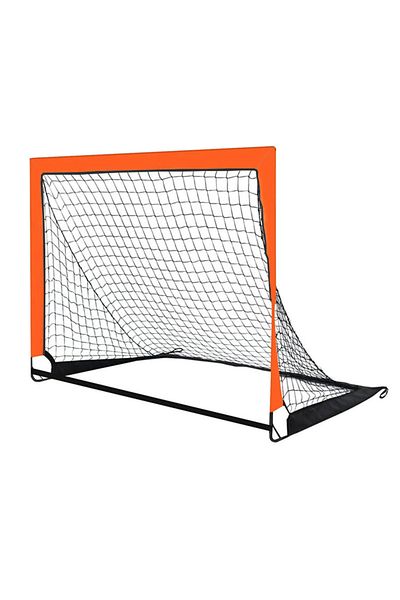 Choice Orange Portable Soccer Goals for Backyard Foldable Mobile Training Football Net for Kids Soccer Goal