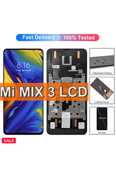 Choice3 شاشة TFT بإطار AMOLED لهاتف Mi Mix 3، شاشة LCD تعمل باللمس مع إطار، م...