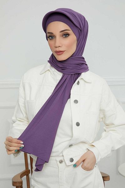 Aisha's Design شال قطني ممشط مع حاجب، SS-1