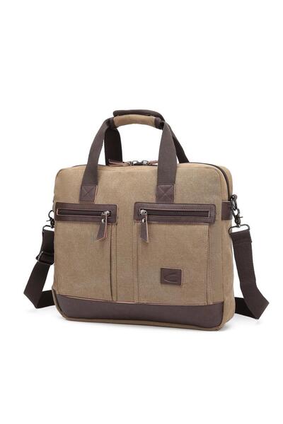 C-active Canvas Fabric Unisex Briefcase and Messenger Bag 1318