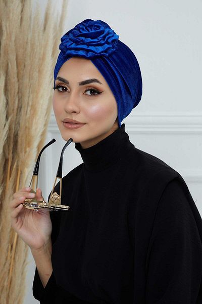 Aisha's Design Velvet Rose Bonnet - B-21Kd Model