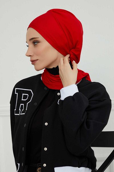 Aisha's Design عمامة قطنية ممشطة جاهزة - HT-96, HT-96