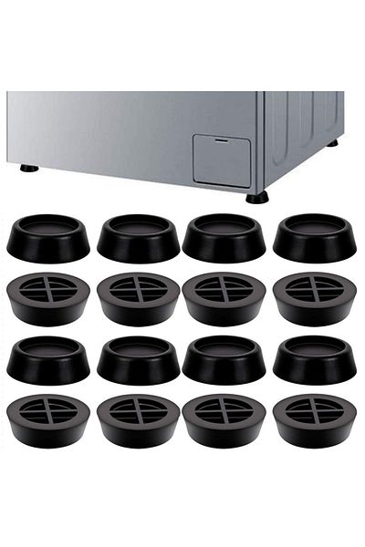 Choice 4Pcs Furniture Anti Vibration Pads Noise-reducing Rubber Feet for Washing Machine Universal Leg B...