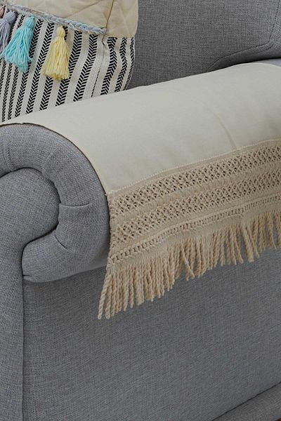 Aisha's Design طقم مسند ذراع مكون من قطعتين موديل KC-2
