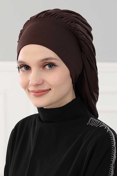 Aisha's Design Combed Cotton Flowing Bonnet - B-25