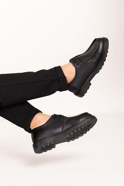 Gondol În interior și în exterior, din piele naturală, cu talpă groasă, pantofi casual Oxford src.913