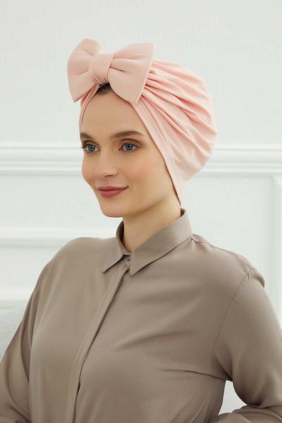 Aisha's Design بونيه قطن ممشط على شكل فراشة موديل B-27