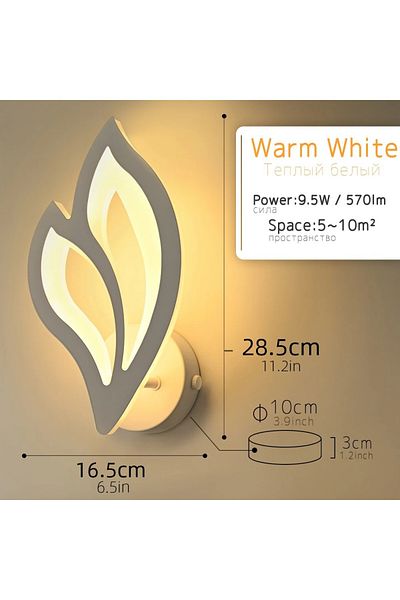 Choice warm light LED wall lamp indoor lighting living room study bedroom bedside living room home decorati