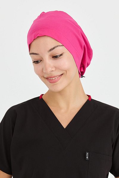 Çatı Medikal Fuchsia Lycra Doctor Asistentă Chirurgică Bandană de lucru pentru bucătar