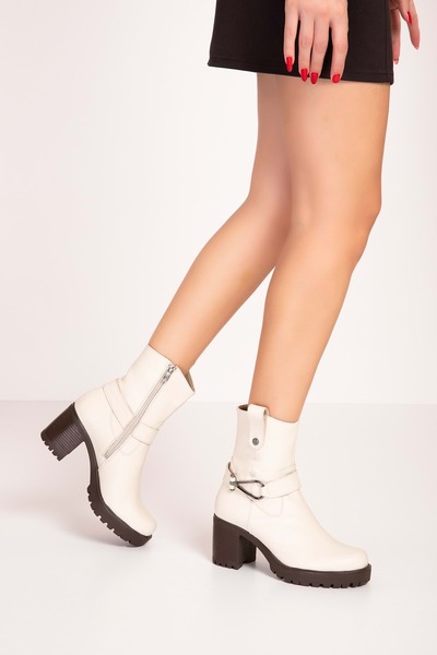 Gondol Hakiki Deri Kauçuk Topuklu Bot Ell.4996