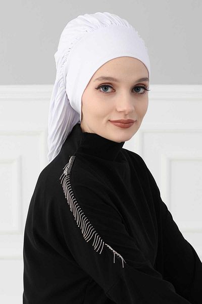 Aisha's Design Combed Cotton Flowing Bonnet - B-25