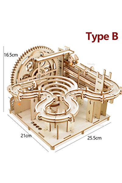 Choice لعبة ألغاز خشبية ثلاثية الأبعاد من النوع B، مسارات كرات رخامية، ألغاز ...