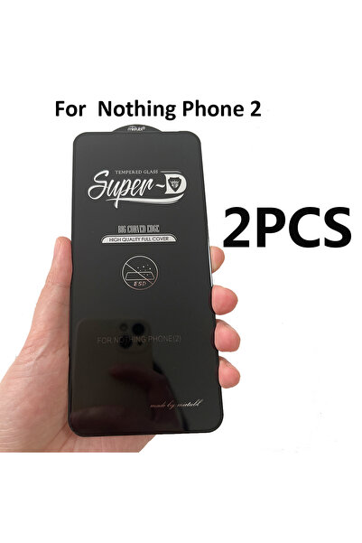 choice2 For Nothing Phone 2 2pcs 9H 2.5D Full Glue Cover Tempered Glass For N...
