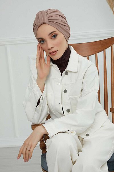 Aisha's Design موديل B-68 بونيه قطني ممشط