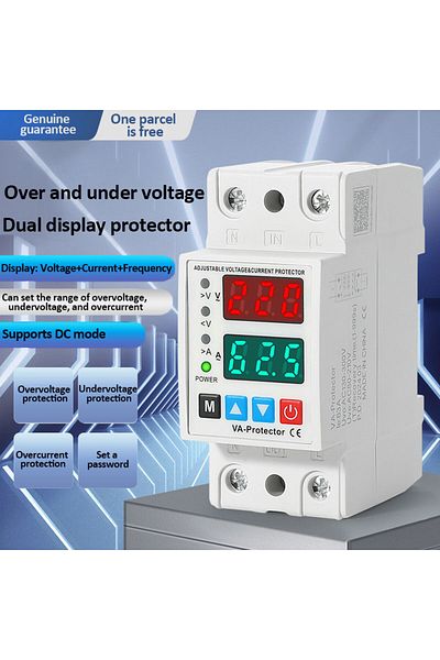 Choice 40a 40a/63a Din Rail 230v Adjustable Over Voltage And Under Voltage Protective Device Protector Rela