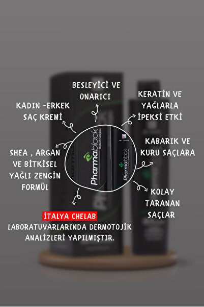 Pharmablack Besleyici Saç Bakım Kremi - Hair Conditioner