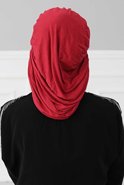 Aisha's Design Βαμβακερό καπέλο από χτενισμένο βαμβάκι, B-25, μπορντό