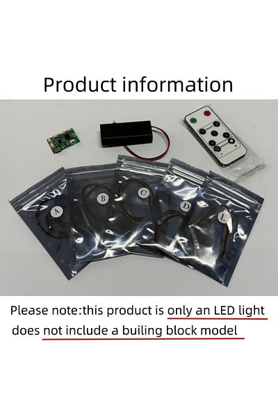 Choice S Only LED Light Set BYB LED Light Kit For 42143 Daytona SP3 Building Blocks Decorative Lamp Remote