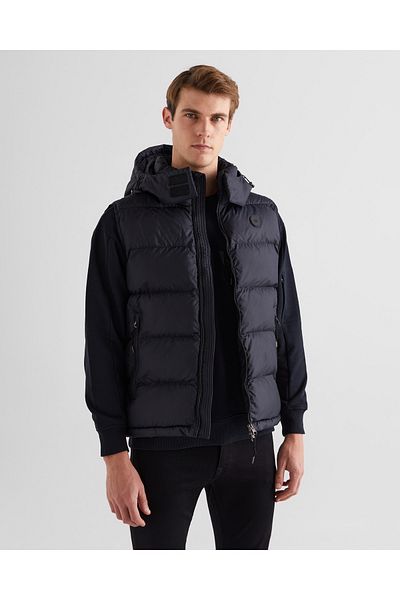 Gant Men's Black Hooded Vest