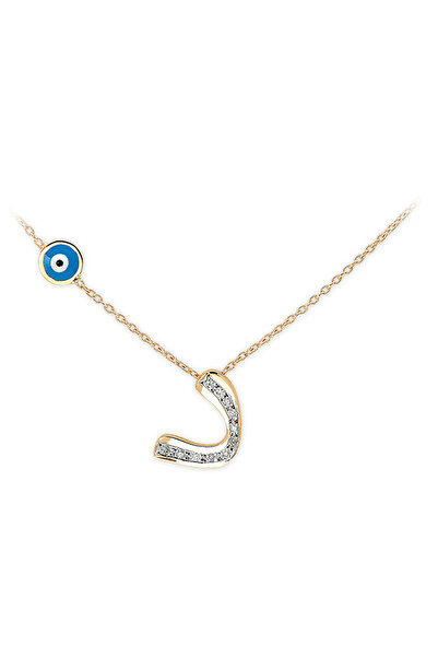 Ariş Pırlanta Arapça Dal Harfi Kolye