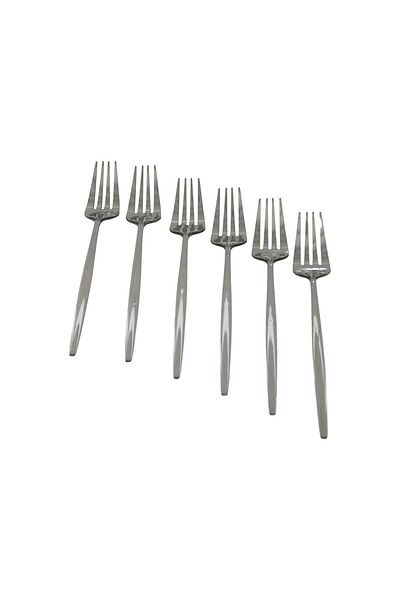 FRD GROUP 6Pcs Metal Dining Fork (5235)