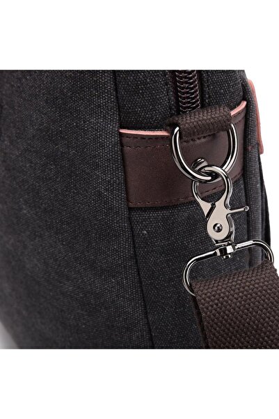 C-active Canvas Fabric Unisex Briefcase and Messenger Bag 1318