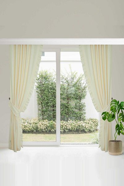 Aisha's Design 245x140 Cm Background Curtain - Ruffle Edge, pr-2