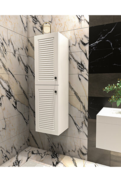 Yıldız elegance Panjur Kapaklı Asma Boy Dolabı I MAT BEYAZ