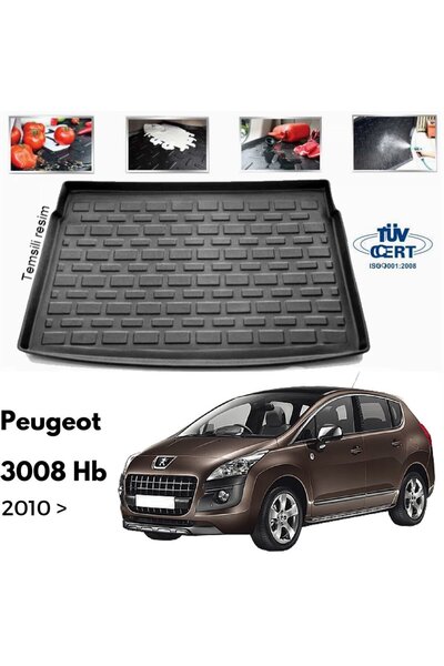 Leader Peugeot 3008 Bagaj Havuzu Paspası 2010-2015