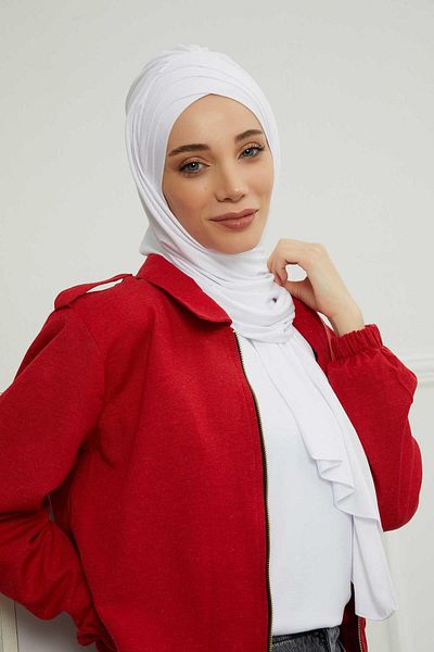 Aisha's Design Practical Combed Shawl - Multi Cross Sewing, PS-41
