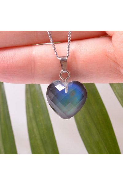 Taş Sandığı Feeling Stone Heart Necklace