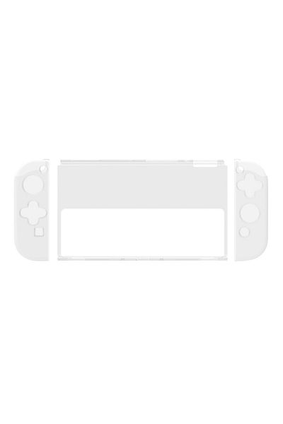 Choice حافظة حماية شفافة من مادة TPU ناعمة شفافة لجهاز Nintendo Switch Oled