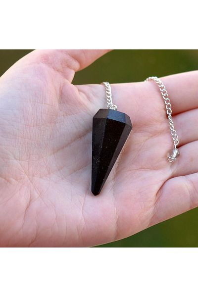 Taş Sandığı Black Tourmaline Stone Pandula - Pendulum