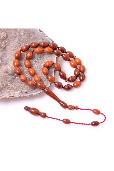 Taş Sandığı Barley Cut Snake Tree Rosary 6*9 mm