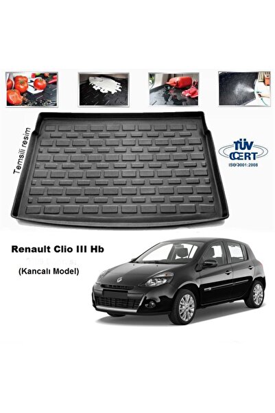 Leader Renault Clio 3 Bagaj Havuzu Paspası 2005-2011