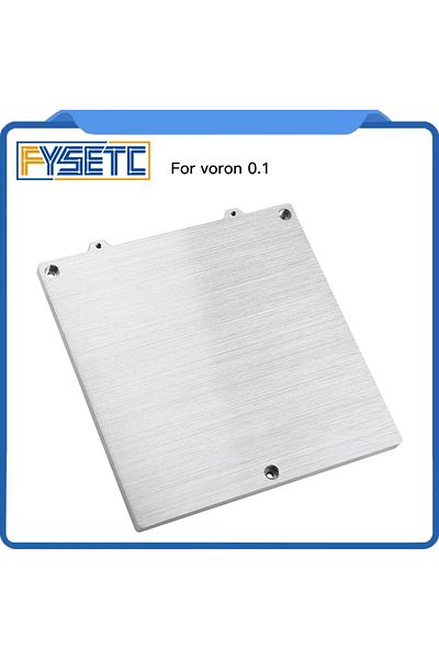 Choice FYSETC 120X120mm Voron V0.1 0.1 Super Flat Aluminum Build Plate For VORON 0.1 V0.1 3d Printer DIY...