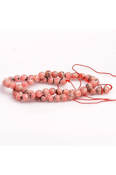 Taş Sandığı 7 mm Rhodochrosite Stone String