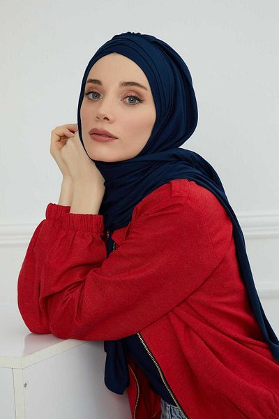 Aisha's Design شال قطني ممشط عملي - زخرفة متقاطعة متعددة، PS-41