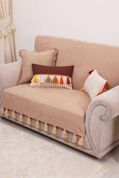 Aisha's Design 180X155 cm Tufted Sofa Cover - Back and Seating Covering, Ko-31Ik