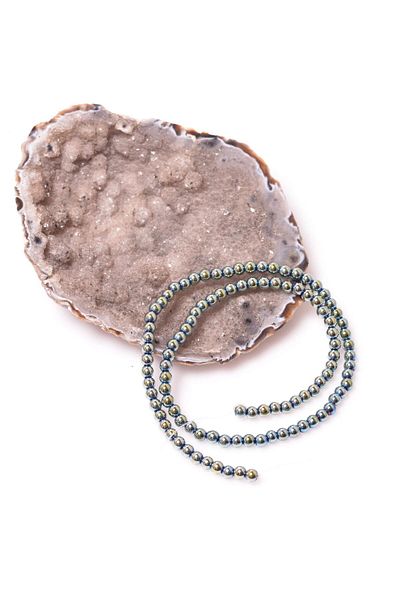 Taş Sandığı Hematite Stone String - 4 Mm Green Color