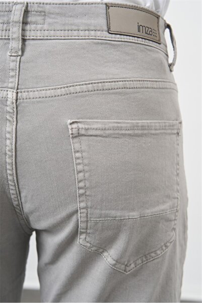 İmza Gri Pamuklu 5 Cep Casual Slim Fit 5 Cep Pantolon 1003240319