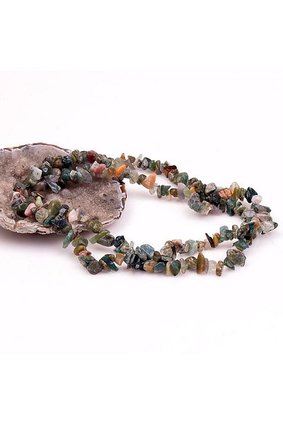 Taş Sandığı Indian Agate Stone Broken String