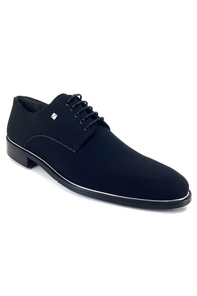 Fosco Classic Men's Shoes - 8003 Black Satin
