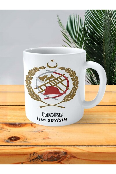 ART HEDİYE itfaiye Meslek Baskılı Kupa Bardak Çift Taraflı baskı kişiye özel ...