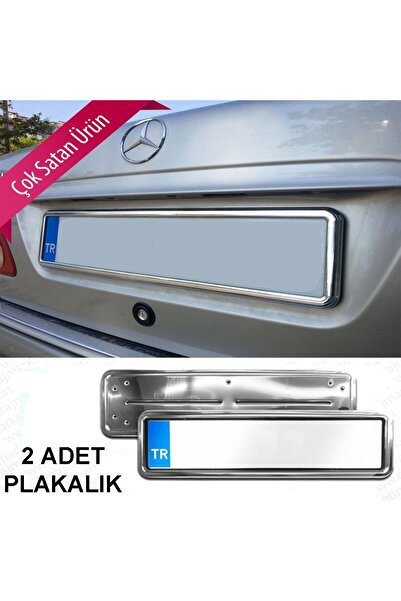 Universal Hummer Krom Plakalık Nikel Plaka Altı Ön-arka